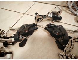 Shimano Deore XT 3x8 fekvaltokar fékváltó kar