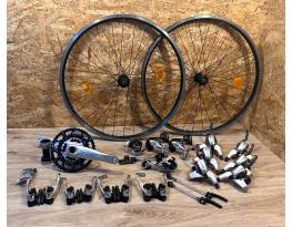 Shimano deore xt 760 alkatrészek hajtókar, fék, fékváltókar 