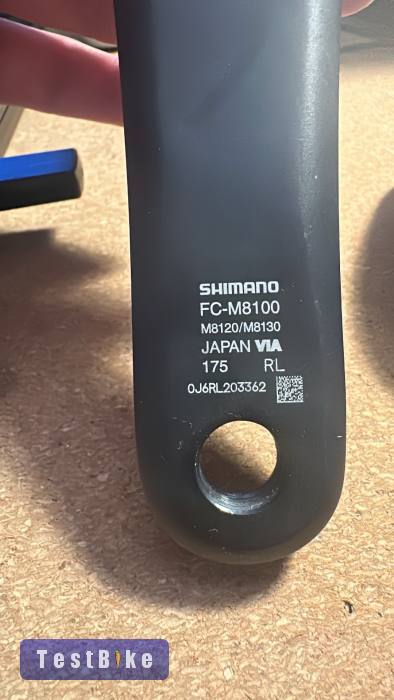 Shimano Deore XT FC-M8100 hajtókar+középcsapágy