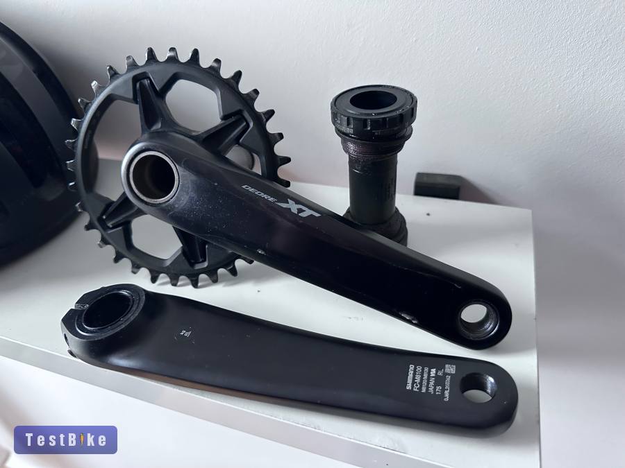 Shimano Deore XT FC-M8100 hajtókar+középcsapágy