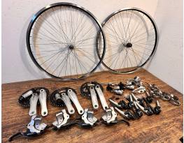 Shimano deore xt fékváltó kar hátsó váltó első kerékszett