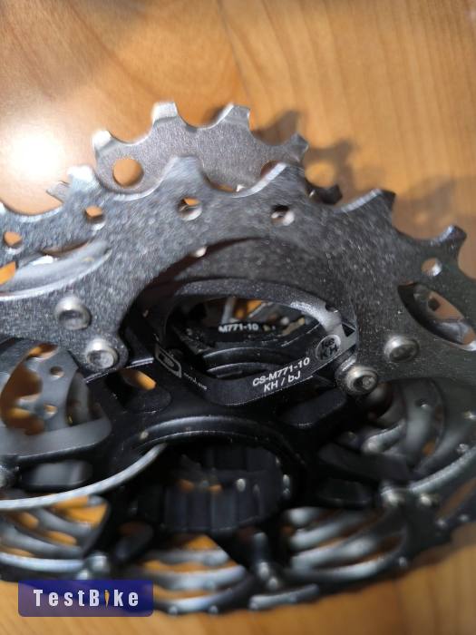 Shimano Deore XT fogaskoszorú Cs-M771-10 SLX lánccal