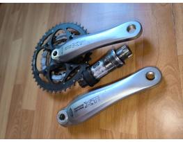 Shimano Deore XT Hollowtech Bordástengelyes hajtómű