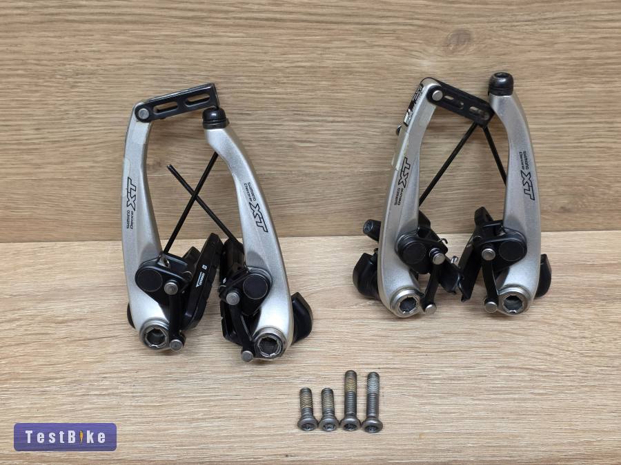 Shimano Deore XT M760 párhuzamos nyomású V-fék új betétekkel