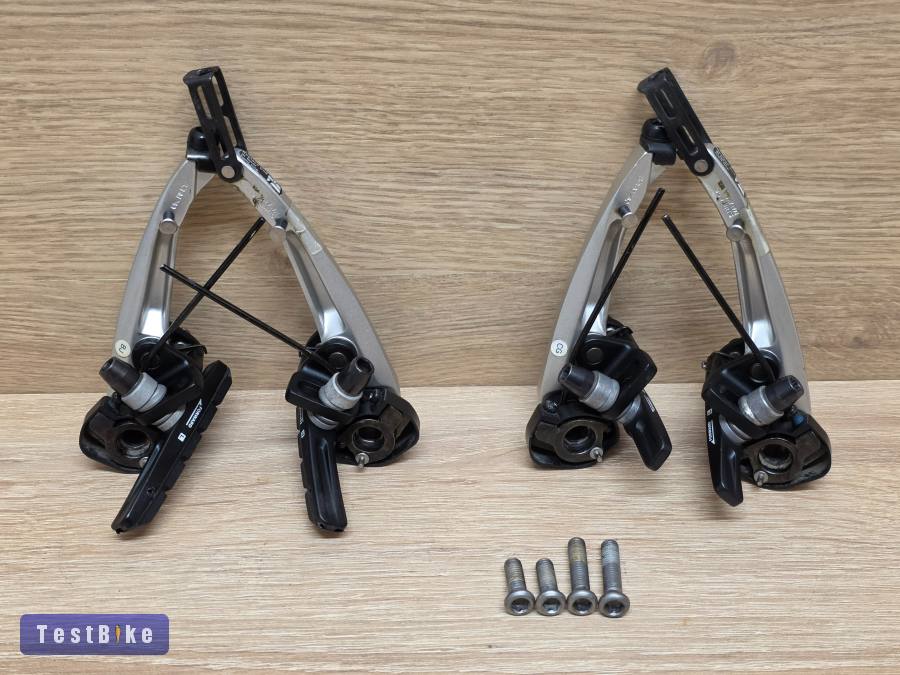 Shimano Deore XT M760 párhuzamos nyomású V-fék új betétekkel