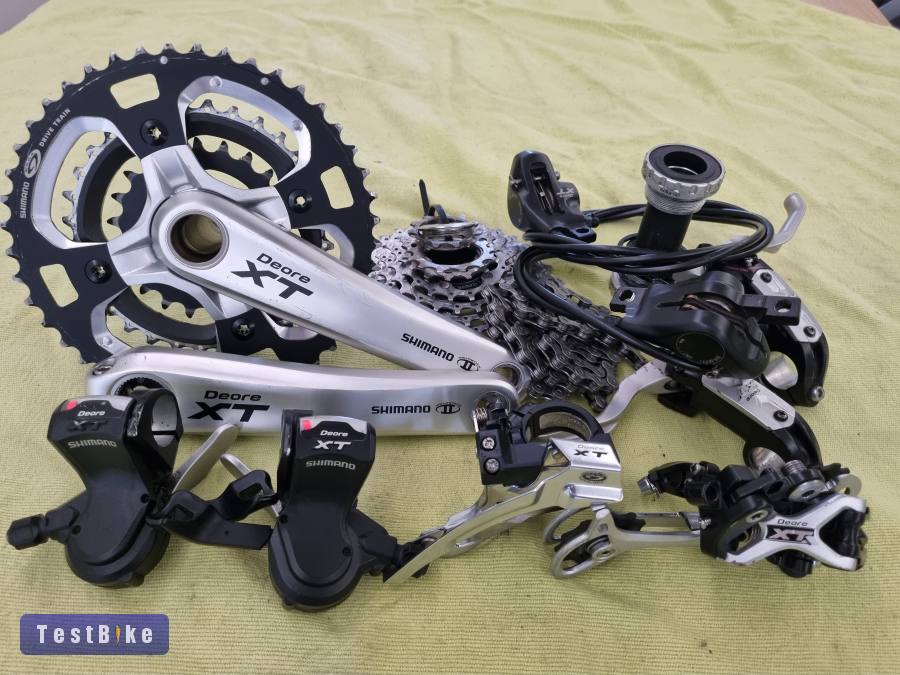 Shimano Deore XT m770 Group Crank, Shifters, Derailleurs, Br