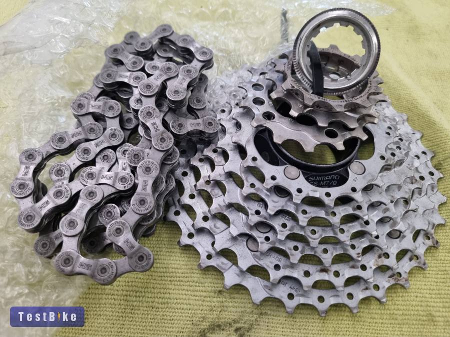 Shimano Deore XT m770 Group Crank, Shifters, Derailleurs, Br