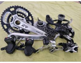 Shimano Deore XT m770 Group Crank, Shifters, Derailleurs, Br