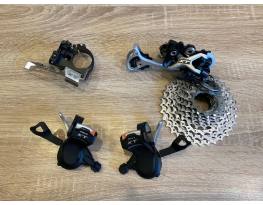 Shimano deore XT m770 hajtĂĄs 3x9 Sram kazetta