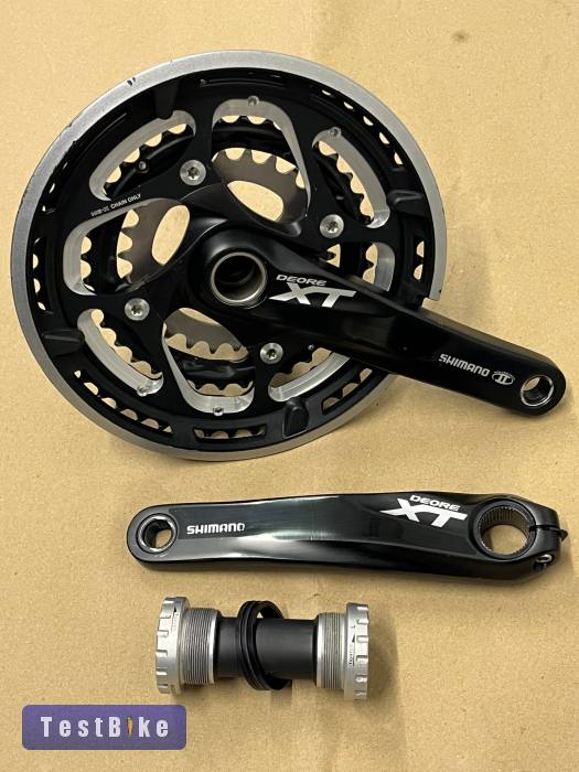 Shimano Deore XT trekking integrált hajtókar 48/36/26 fekete