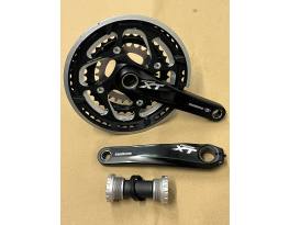 Shimano Deore XT trekking integrált hajtókar 48/36/26 fekete