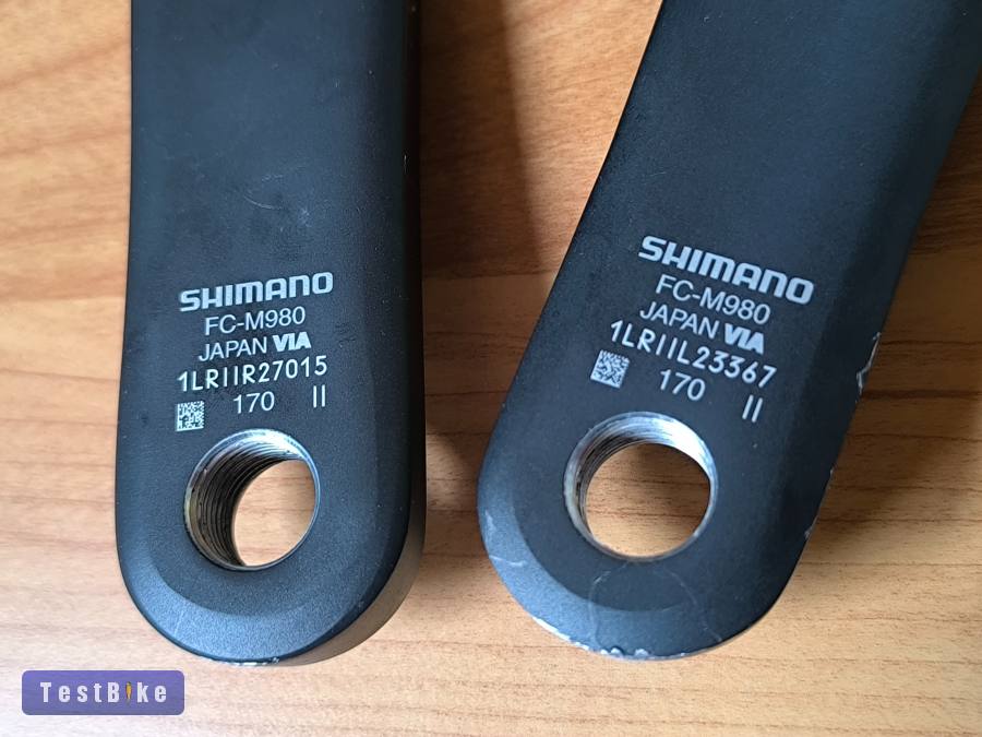 Shimano Deore XTR  Integrált hajtómű középcsapággyal FC-M980