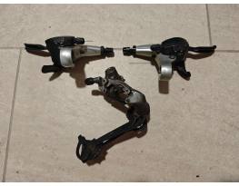 Shimano dual control, 9-es (fékváltókar, hajtókar, váltó)