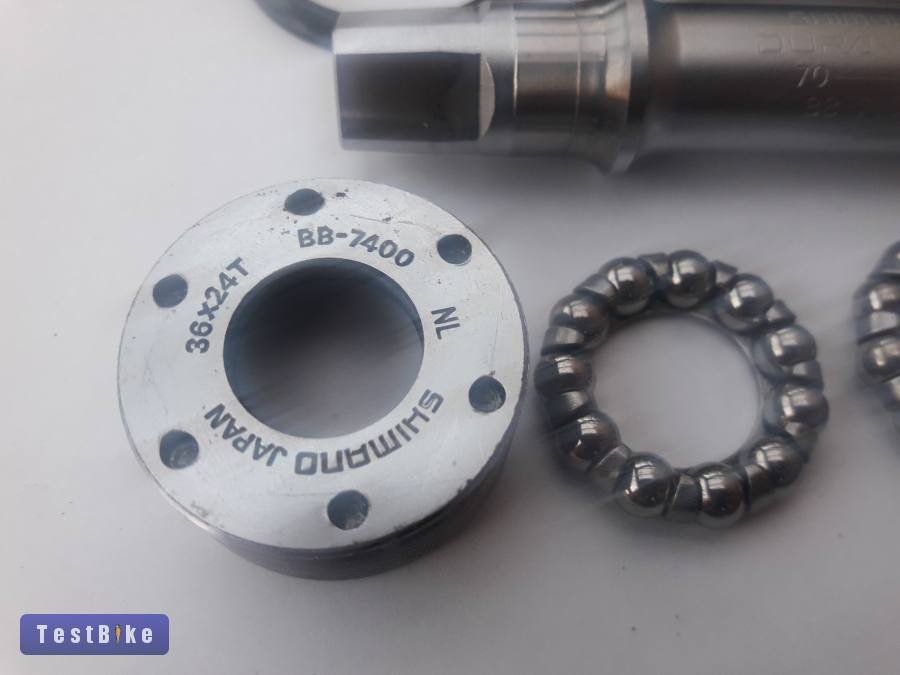 Shimano Dura-Ace 7400 középcsapágy, középrész, ITA, 113 mm