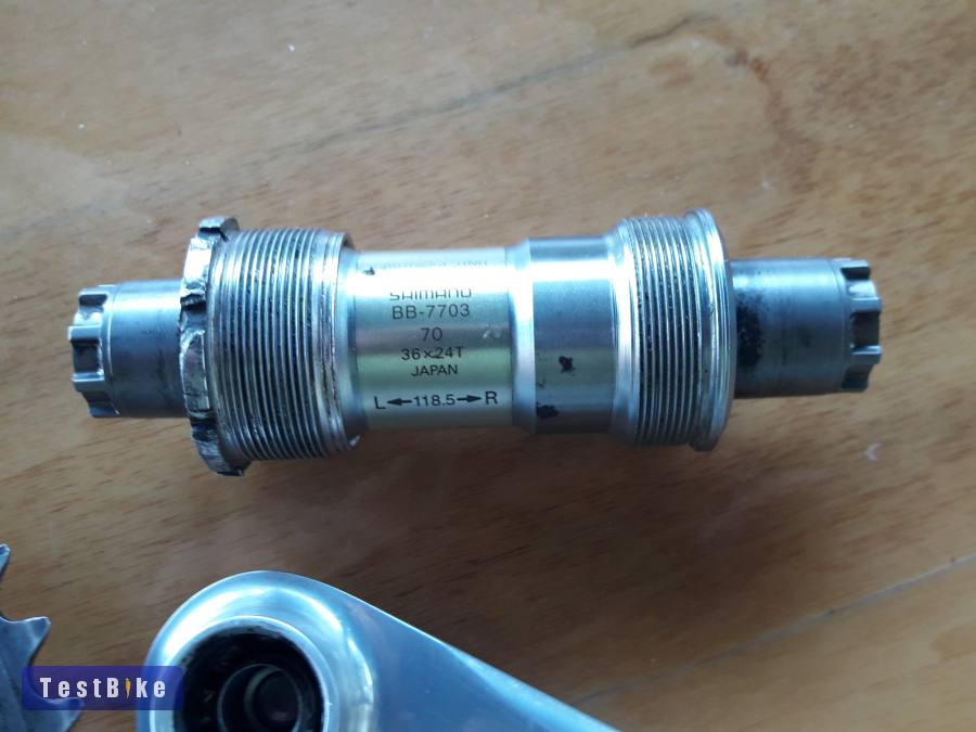 Shimano Dura-Ace 7701/7703 triple hajtás és középrész