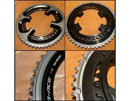 Shimano Dura-Ace FC-9000 lánctányér szett. Újszerű! 53/39t, 
