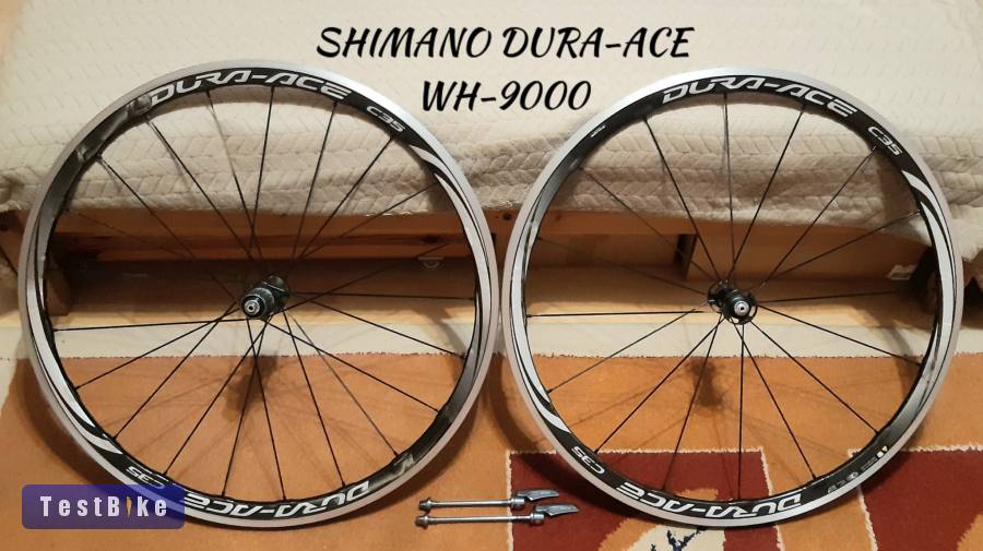 Shimano Dura-Ace WH-9000 C35 karbon kerékszett. Kb. új!