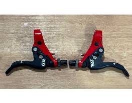 Shimano DX BL-M600 BMX fékkarok V-fékhez piros színben