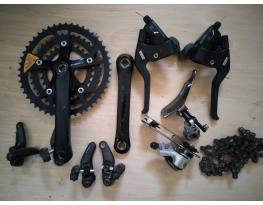 Shimano Exage 400 LX 3x7 szett