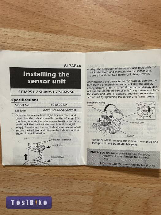 NOS Shimano FlightDeck kerékpáros computer