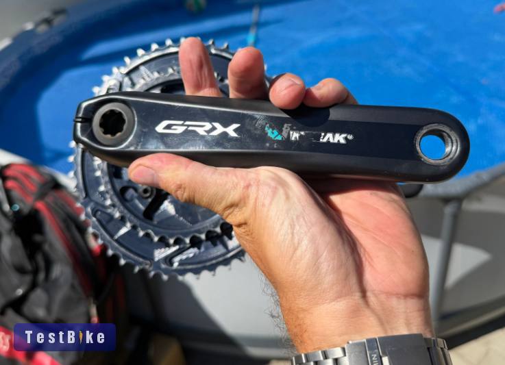 Shimano GRX FC-RX810/RX820 InPeak integrált wattmérővel
