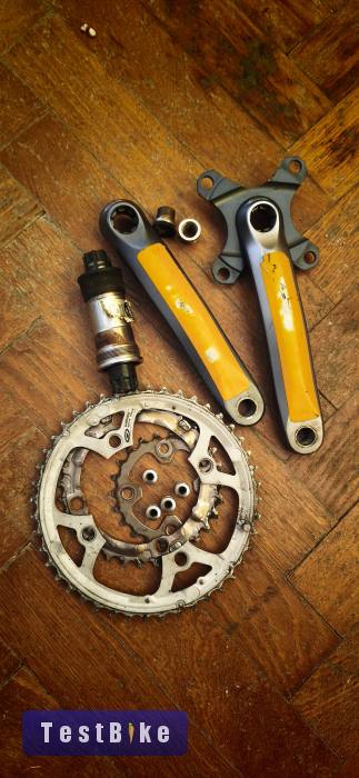 Shimano LX hollowtech m571 hajtókar + monoblokk