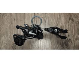Shimano M8100 Hátsó váltó és váltókar 12 sebességes.