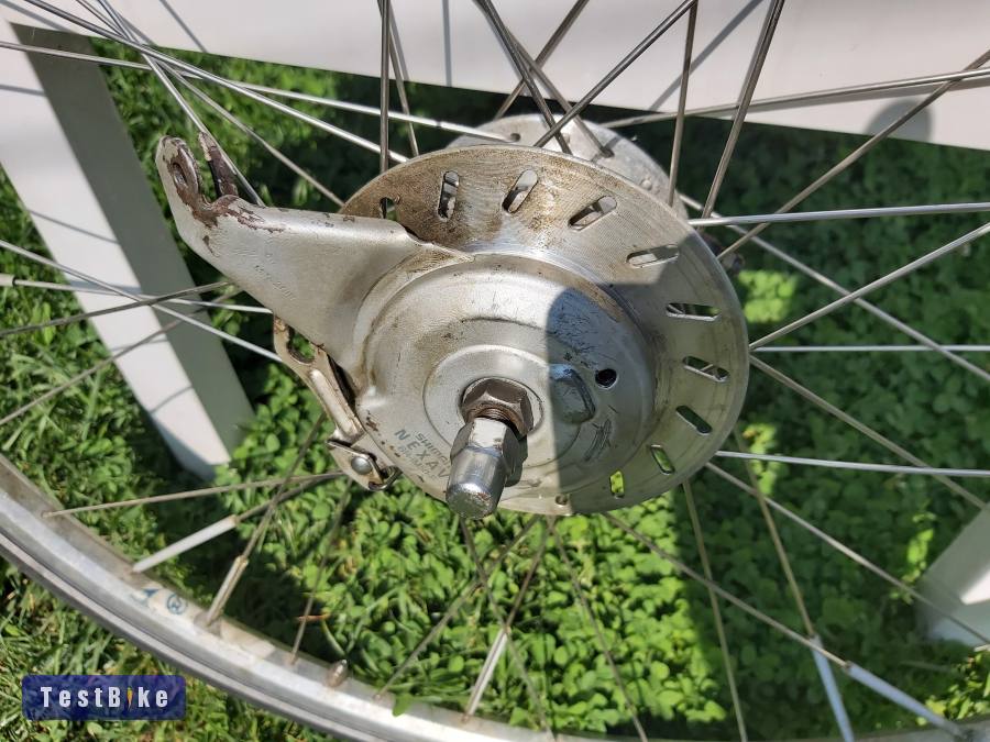 Shimano nexus agyváltós, 7 sebességes, roller fékes kerék