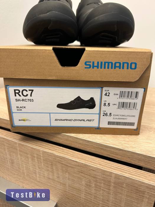 Shimano RC703 országúti cipő 42 SPD-SL + Stopli (új!)