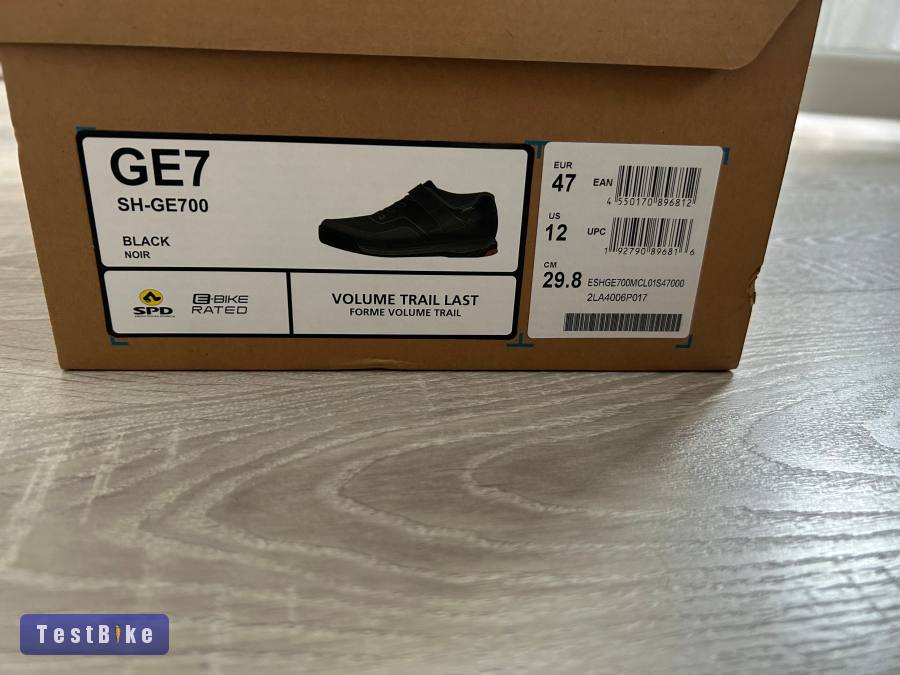 1szer Használt Shimano SH-GE700 Fekete Cipő