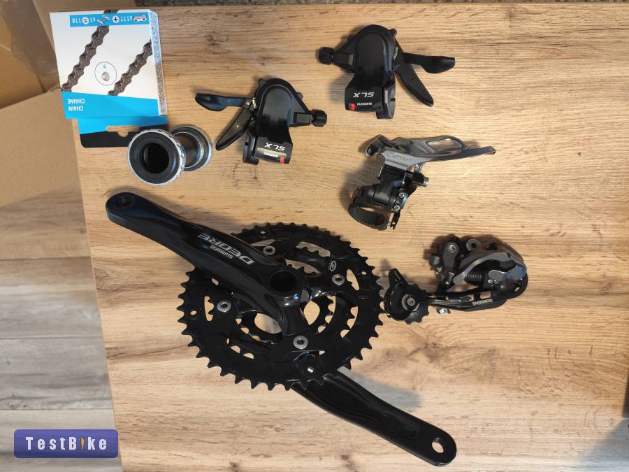 Shimano SLX 3x9 komplett szett eladó