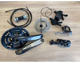 Shimano SLX 3x9 teljes hajtás szett