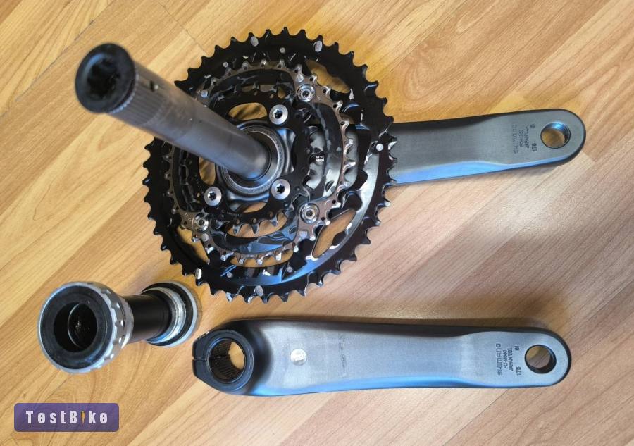 Shimano SLX Integrált hajtómű középcsapággyal szép állapotban 