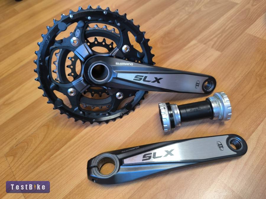 Shimano SLX Integrált hajtómű középcsapággyal szép állapotban 