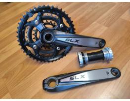 Shimano SLX Integrált hajtómű középcsapággyal szép állapotban hajtókar