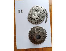 Shimano Tiagra országúti kerékpár fogaskoszorú és lánc eladó