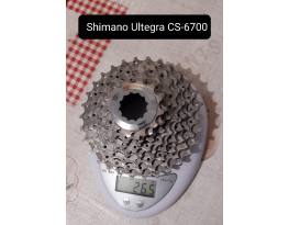 Shimano Ultegra CS-6700 sor, kazetta, fogaskoszorú. 10 s