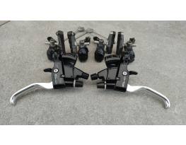 Shimano Vintage LX 3x8 seb. fékváltó karok és Canti fékszett