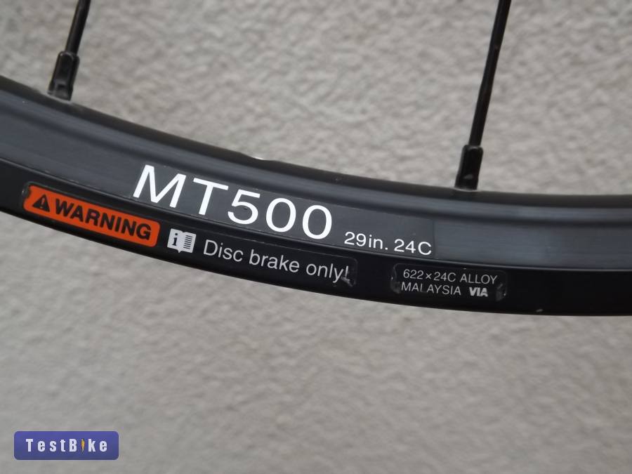 Shimano WH-MT500 29"-os MTB hátsó kerék.