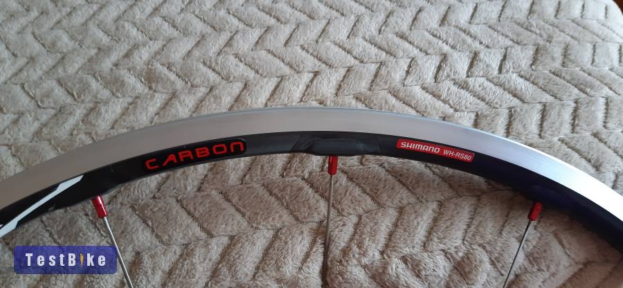 Shimano WH-RS80 karbon alu országúti kerékszett. Kb. új! 