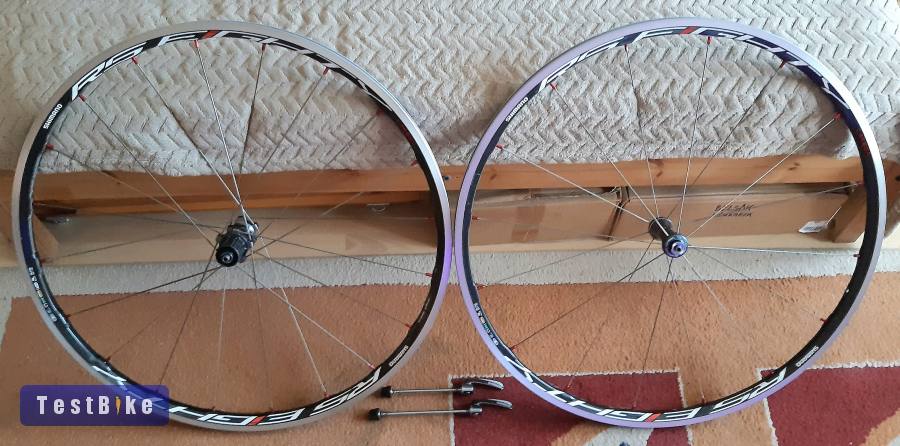 Shimano WH-RS80 karbon alu országúti kerékszett. Kb. új! 