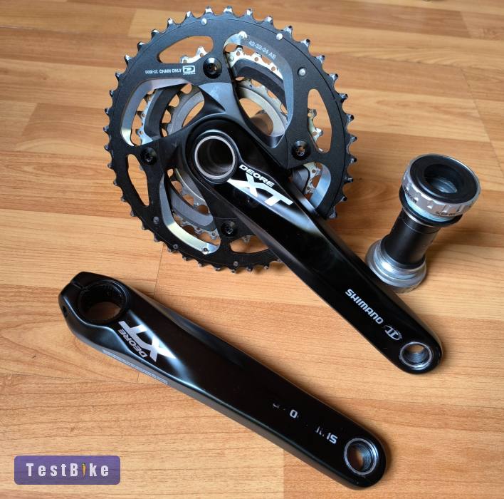 Shimano XT 10-es integrált hajtómű középcsapággyal 