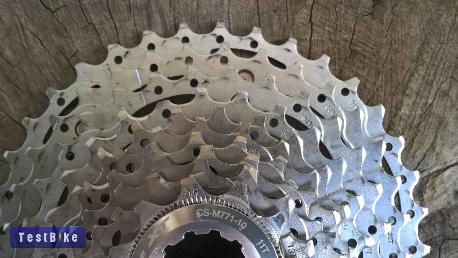 Shimano XT 10-es sor (sérült)