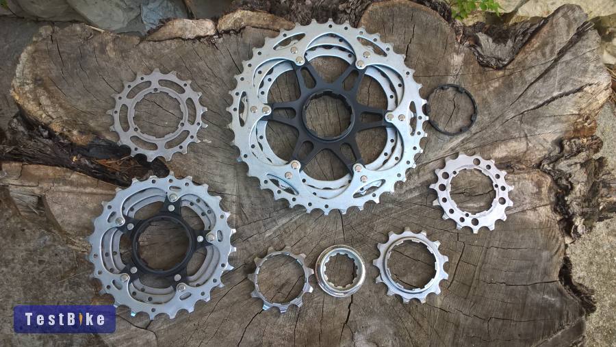 Shimano XT 10-es sor (sérült)
