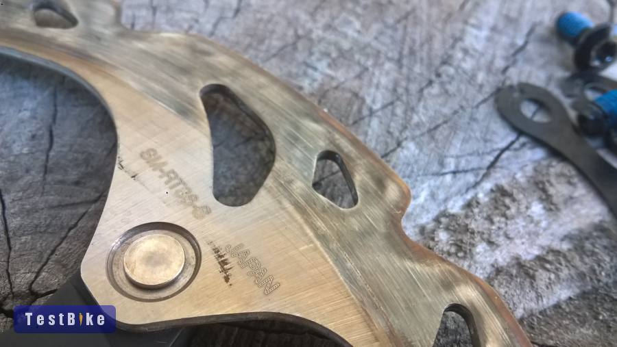 Shimano XT 160-as féktárcsa