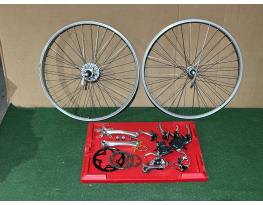 Shimano Xt 737-737 hajtás-váltás-kerekek komplett szett!!