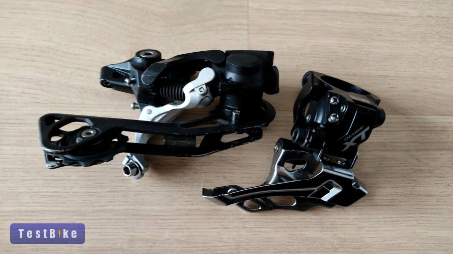 Shimano XT 786,3x10,2x10 seb. első-hátsó váltó
