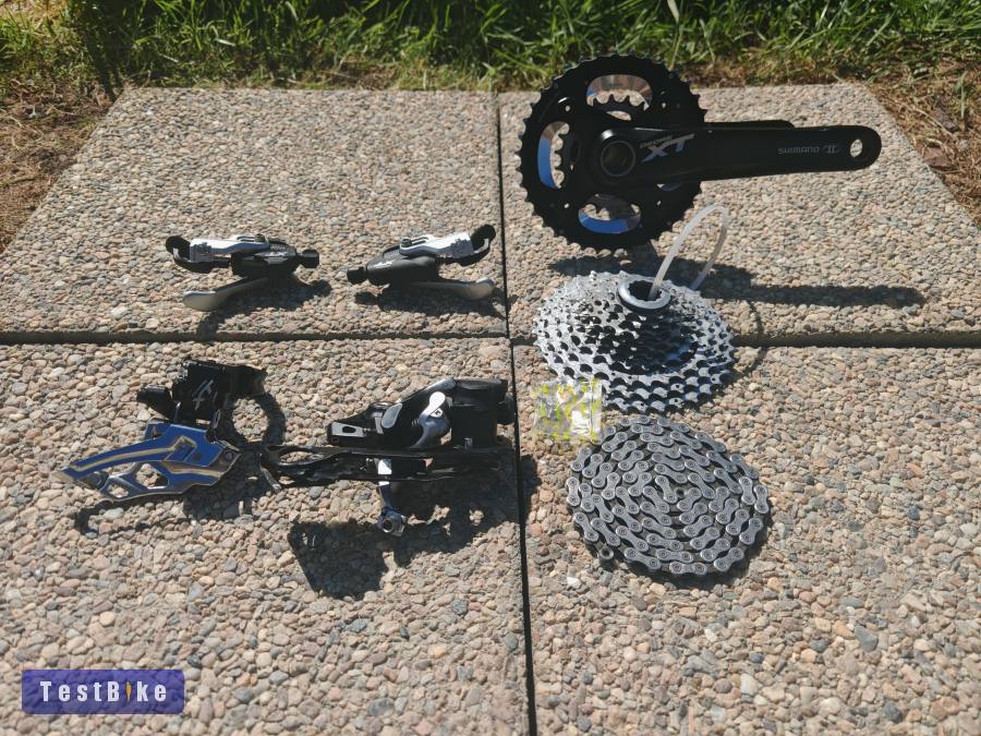 Shimano XT hajtás szett 