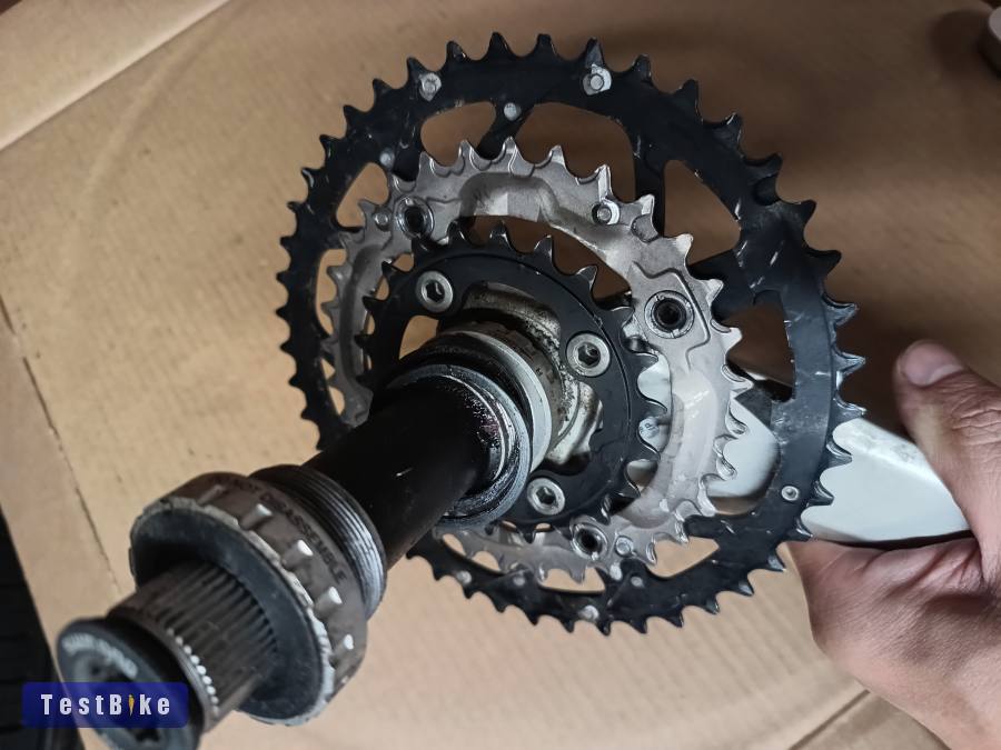 Shimano XT integrált hajltómű 3x9