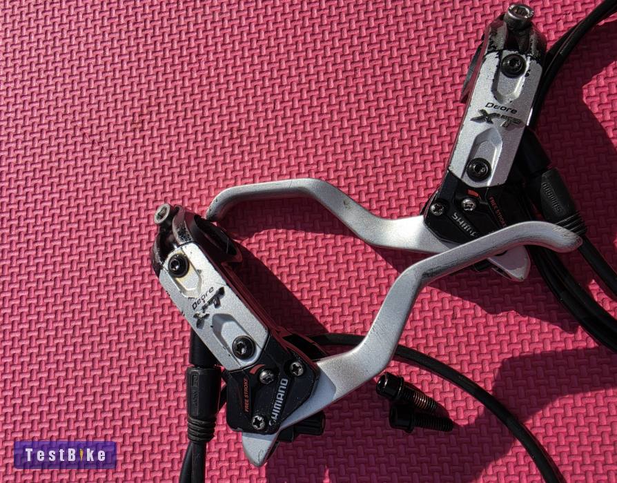 Shimano XT M775, új betétekkel, friss szervizzel és tárcsákkal